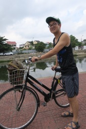 biking to the Vegetable Village! I haggled down our bike rental prices, cause apparently you can do that in Vietnam